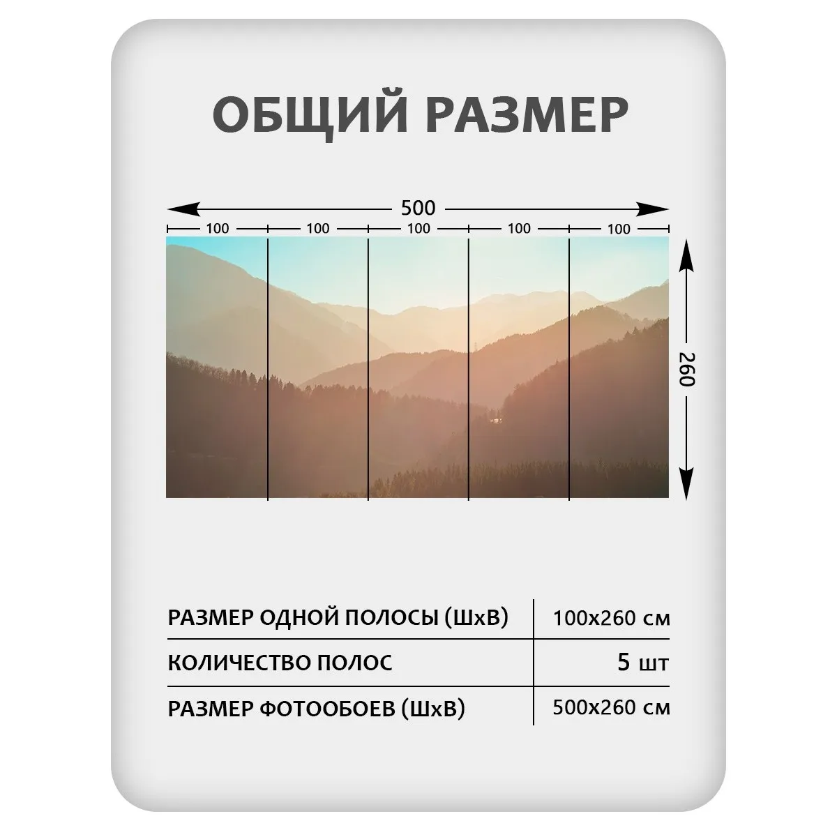 Фотообои рулонные Citydecor Природа 147 на флизелиновой основе 500x260 см