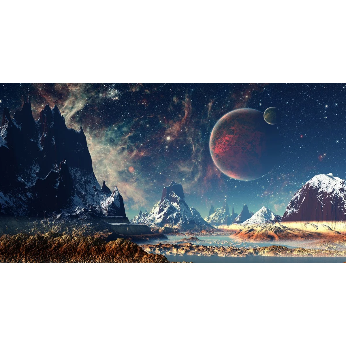 Фотообои рулонные Citydecor Космос 8 на флизелиновой основе 500x260 см