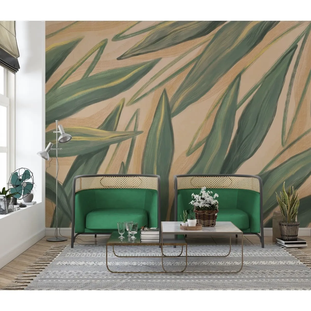Бесшовное дизайнерское панно Citydecor Sunset 22 на флизелиновой основе 500x270 см