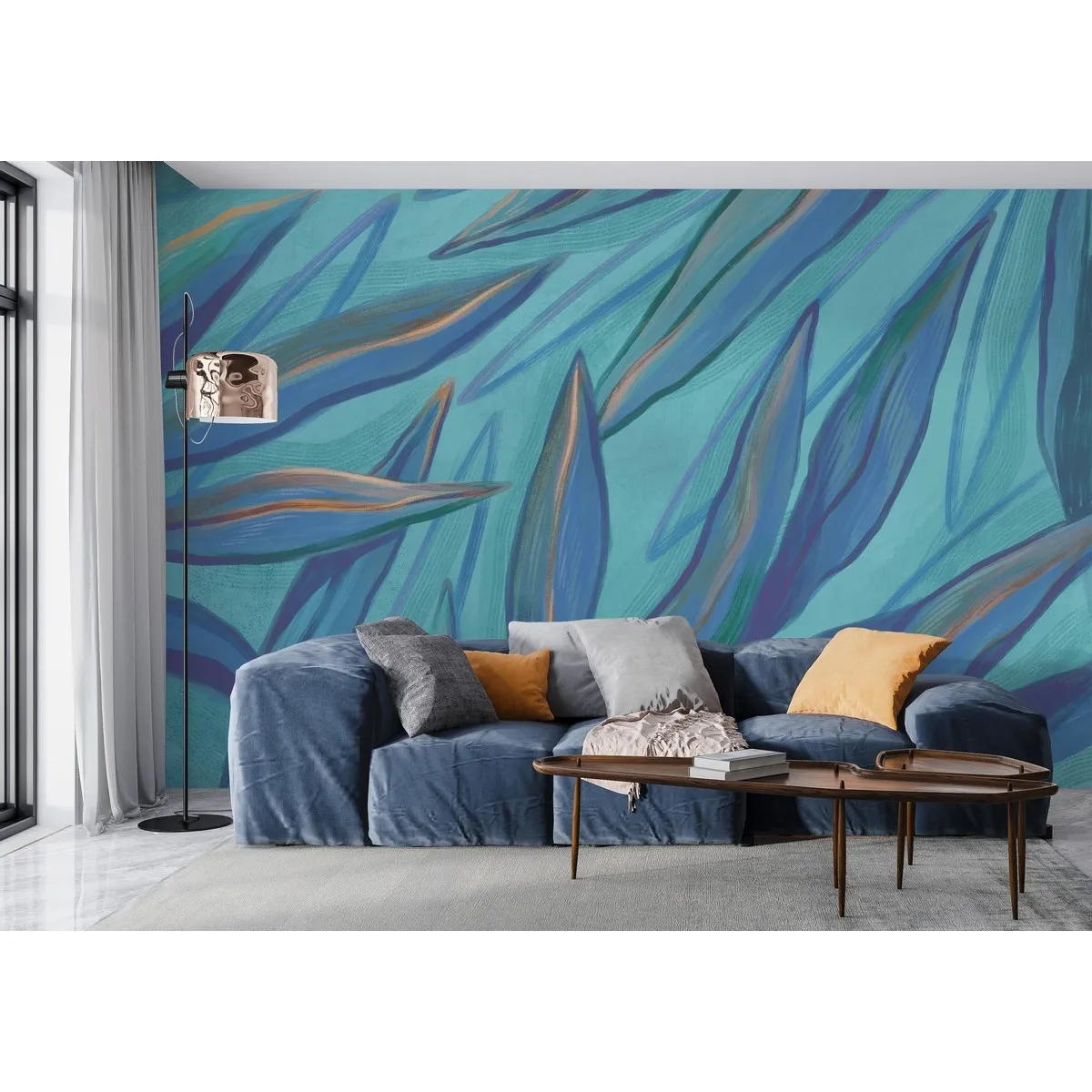 Бесшовное дизайнерское панно Citydecor Sunset 27 на флизелиновой основе 500x270 см