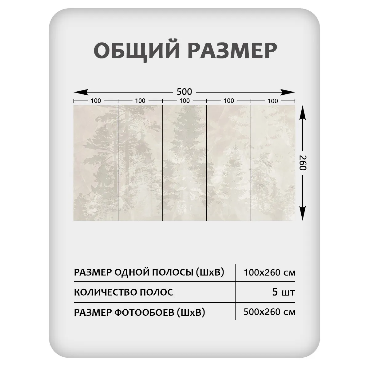 Фотообои рулонные Citydecor Таинственный лес 21 на флизелиновой основе 500x260 см