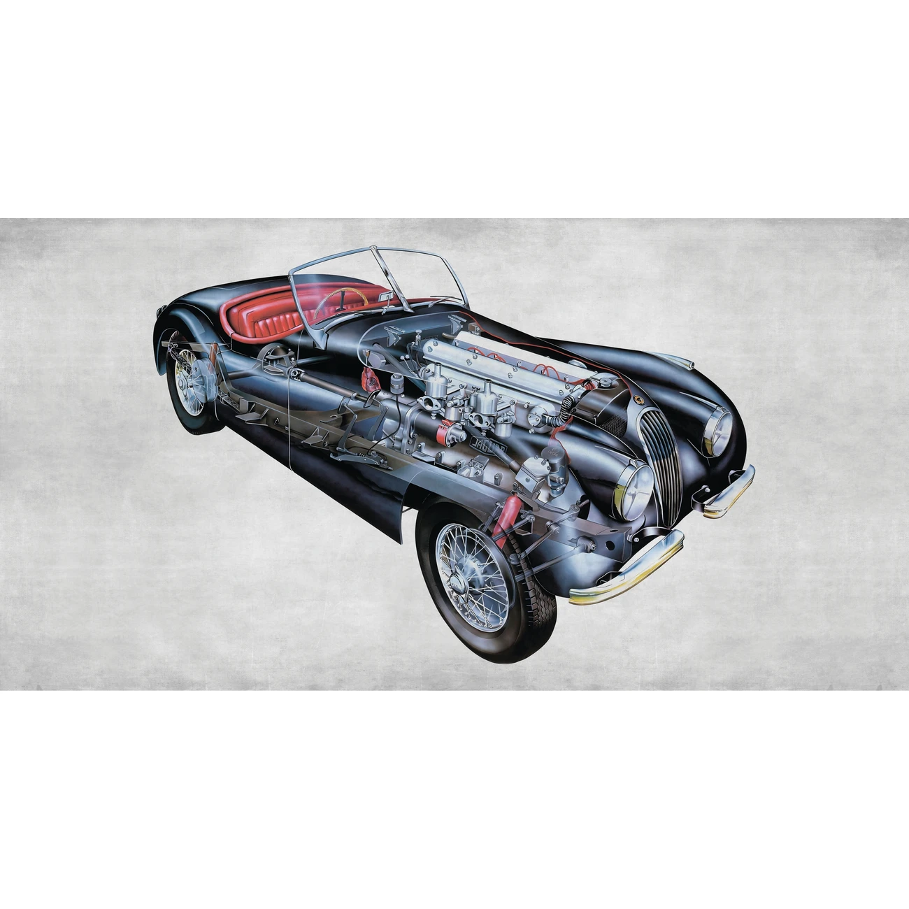 Фотообои рулонные Citydecor Technic 33 на флизелиновой основе 500x260 см