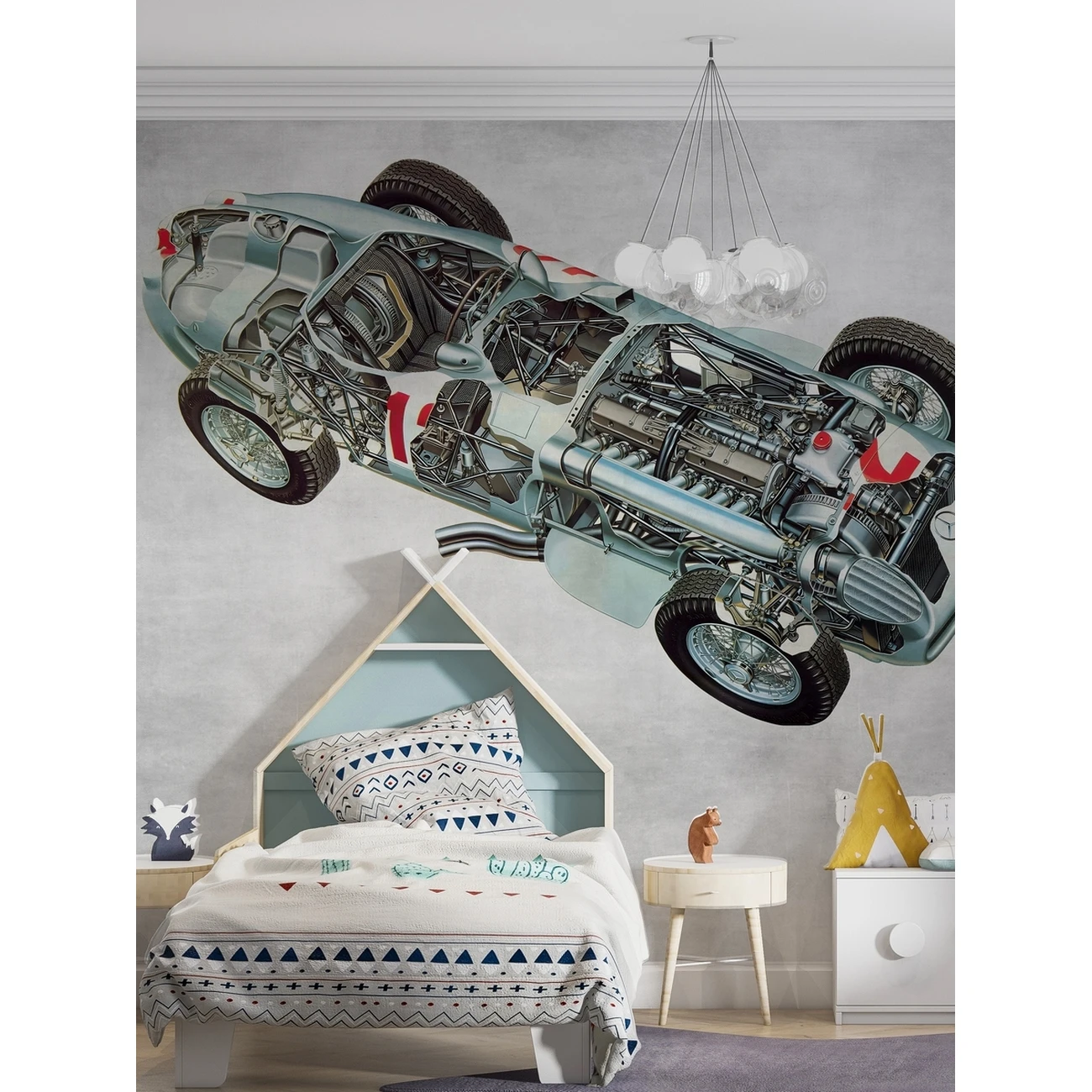 Фотообои рулонные Citydecor Technic 36 на флизелиновой основе 500x260 см