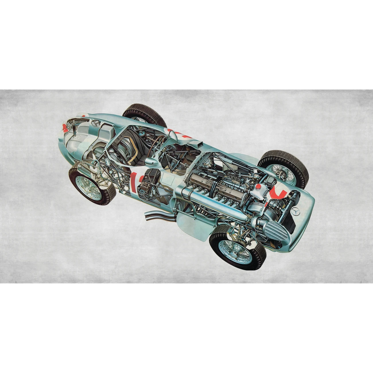 Фотообои рулонные Citydecor Technic 36 на флизелиновой основе 500x260 см