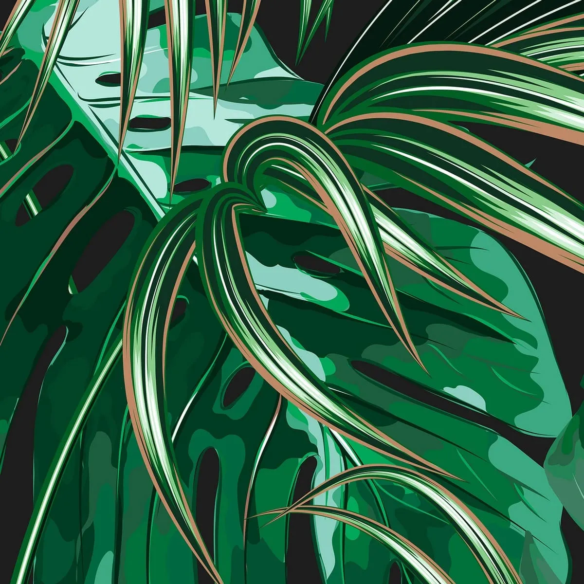 Фотообои рулонные Citydecor Тропики на флизелиновой основе 500x260 см