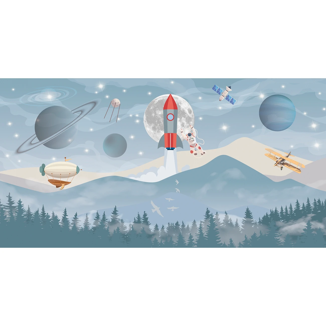 Фотообои рулонные Citydecor Universe 37 на флизелиновой основе 500x260 см