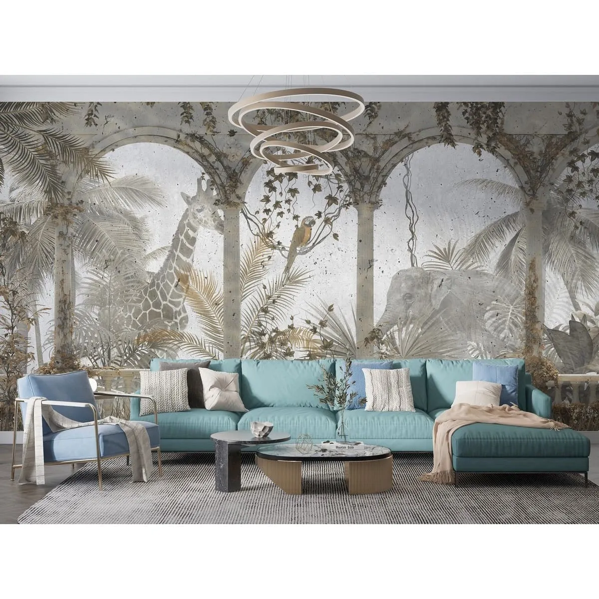 Фотообои рулонные Citydecor Знойные тропики 35 на флизелиновой основе 500x260 см