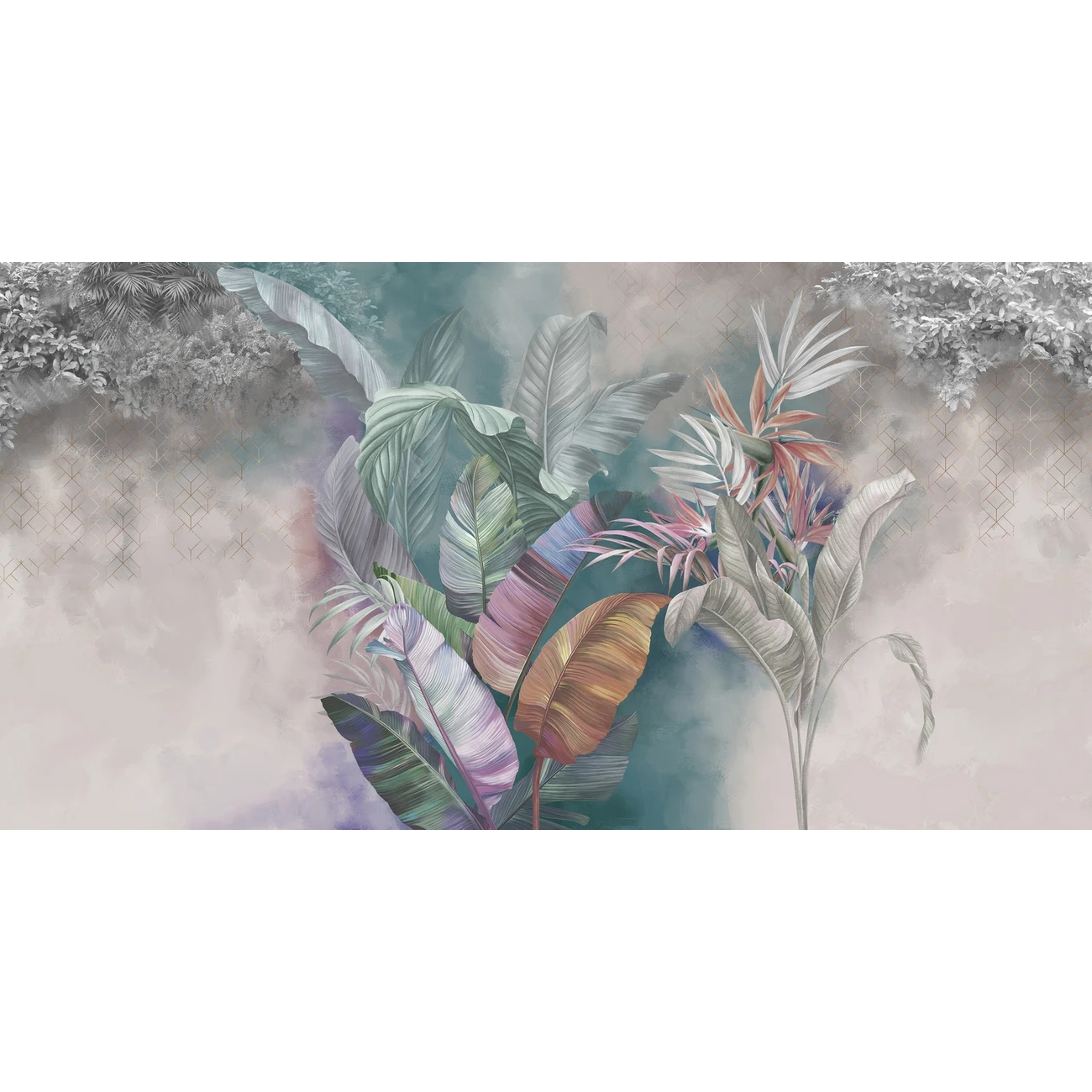 Фотообои рулонные Citydecor Знойные тропики 45 на флизелиновой основе 500x260 см