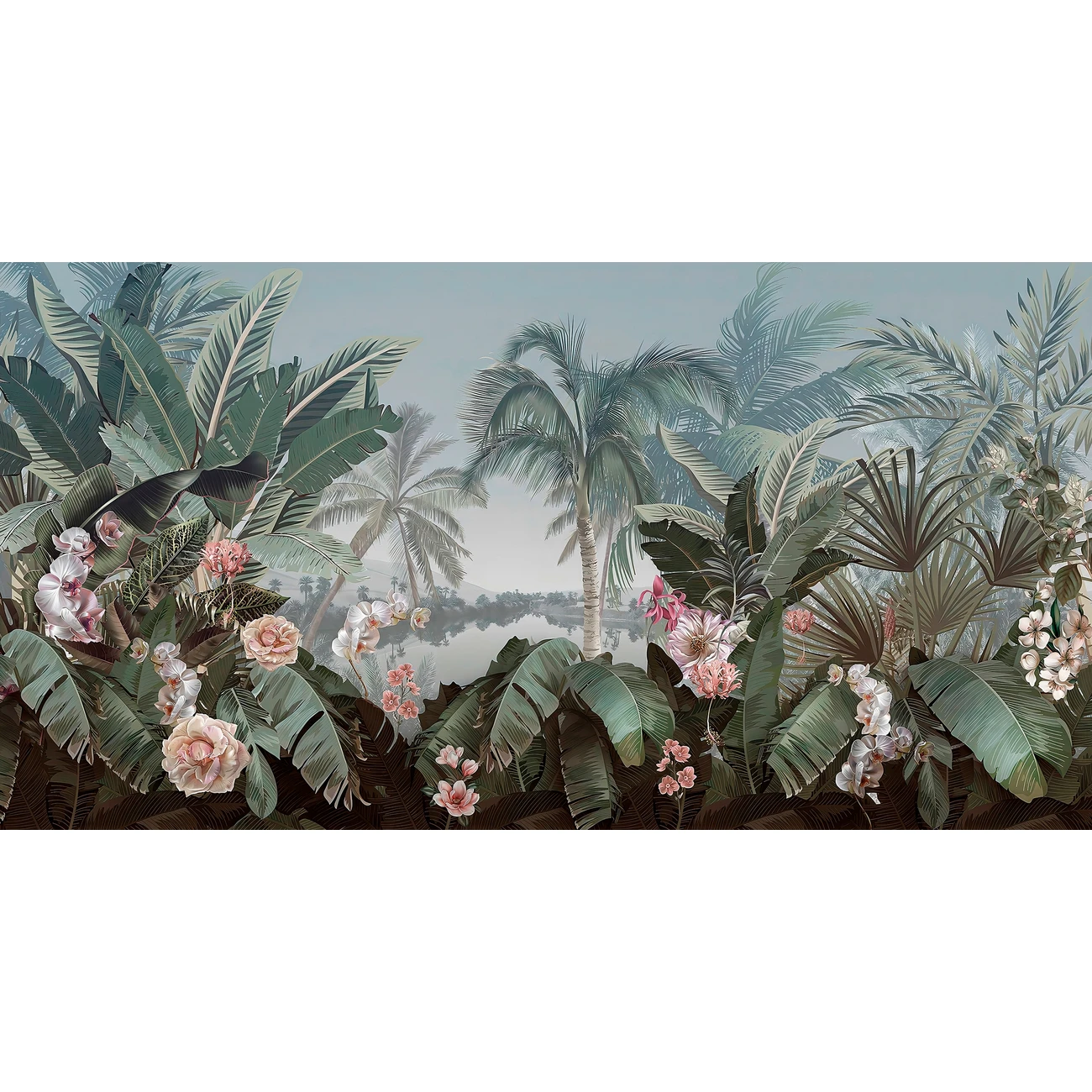 Фотообои рулонные Citydecor Знойные тропики 51 на флизелиновой основе 500x260 см