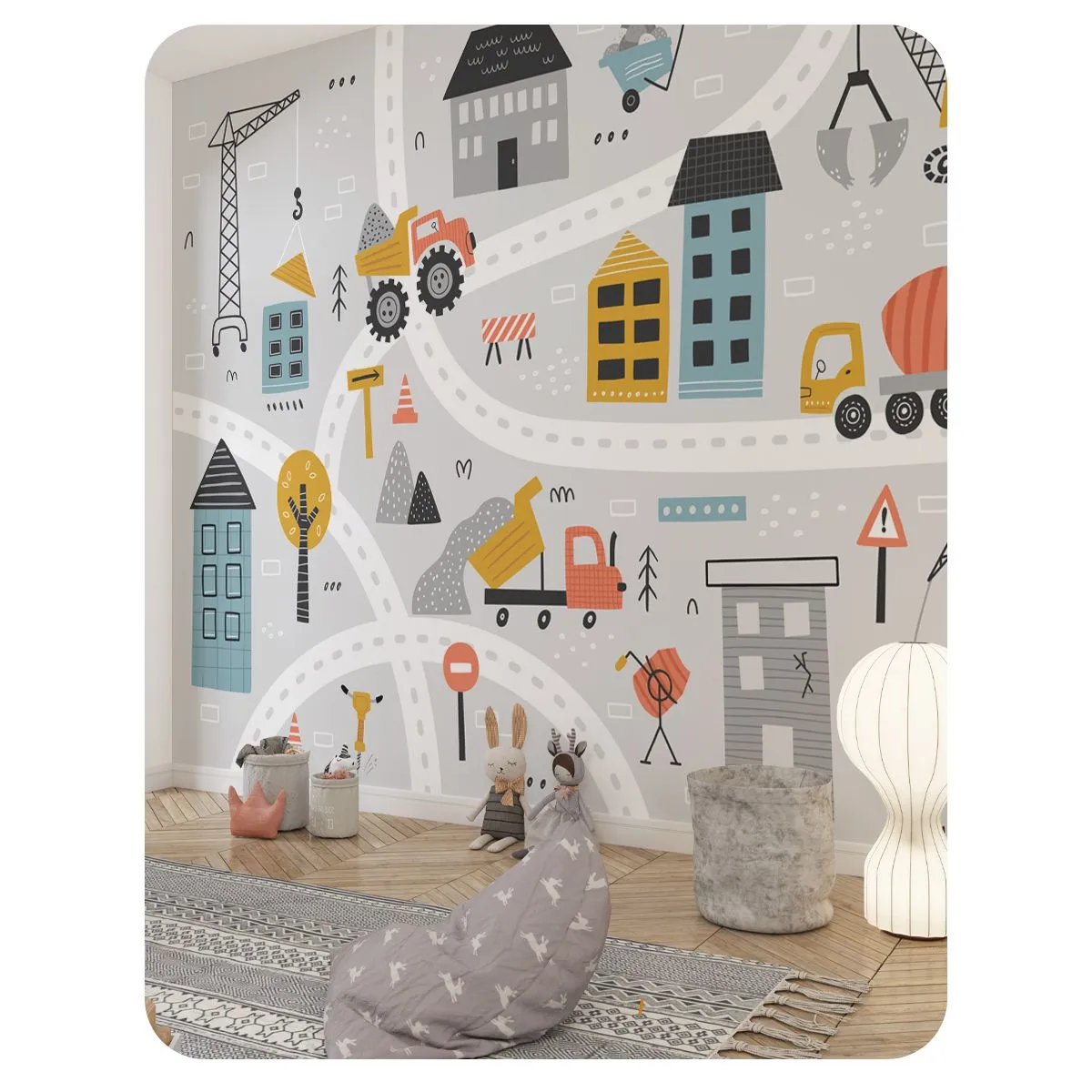 Бесшовное панно Citydecor Детская 482 на флизелиновой основе 500x270 см