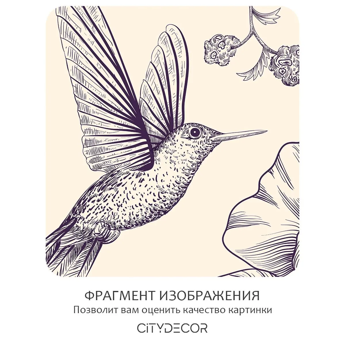 Бесшовное панно Citydecor Цветы и Растения 239 на флизелиновой основе 500x270 см
