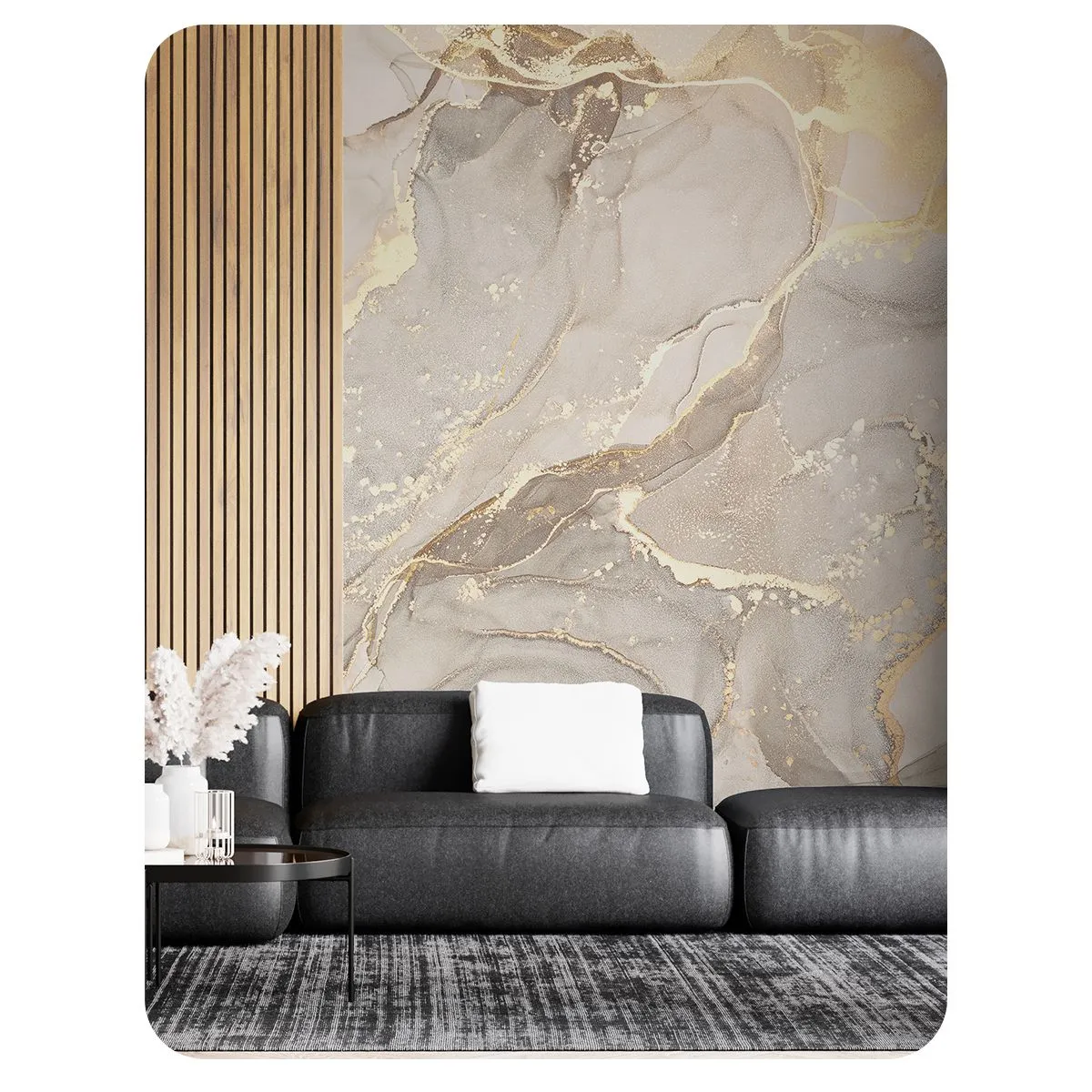 Бесшовное панно Citydecor Флюид Арт 112 на флизелиновой основе 500x270 см