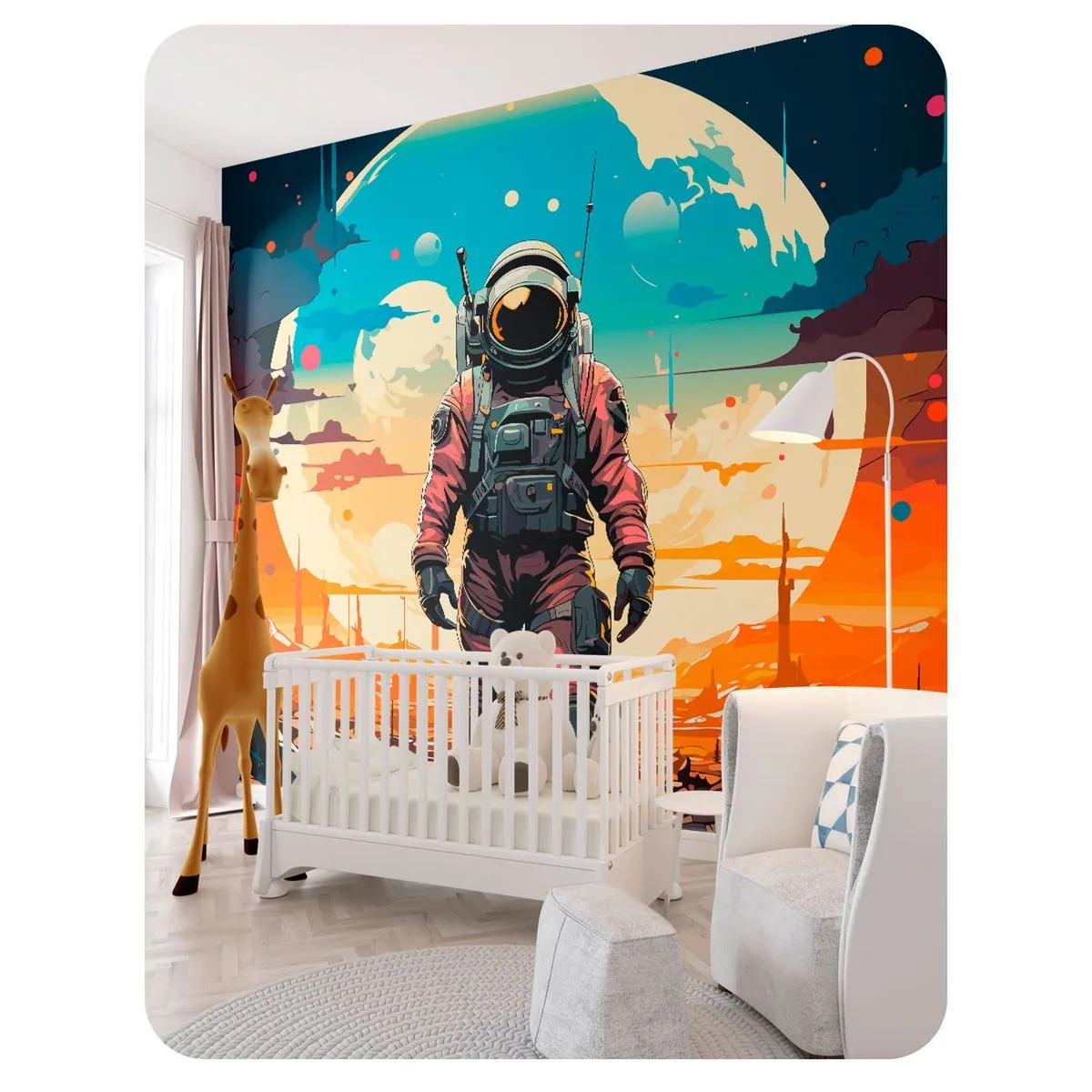 Бесшовное панно Citydecor Космос 32 на флизелиновой основе 500x270 см