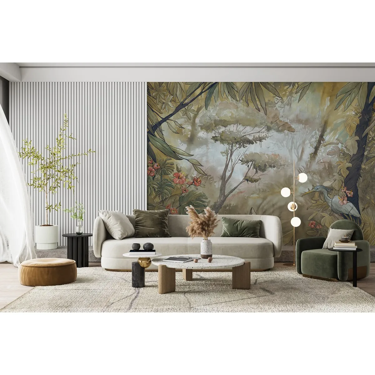 Бесшовное панно Citydecor Таинственный лес 19 на флизелиновой основе 500x270 см