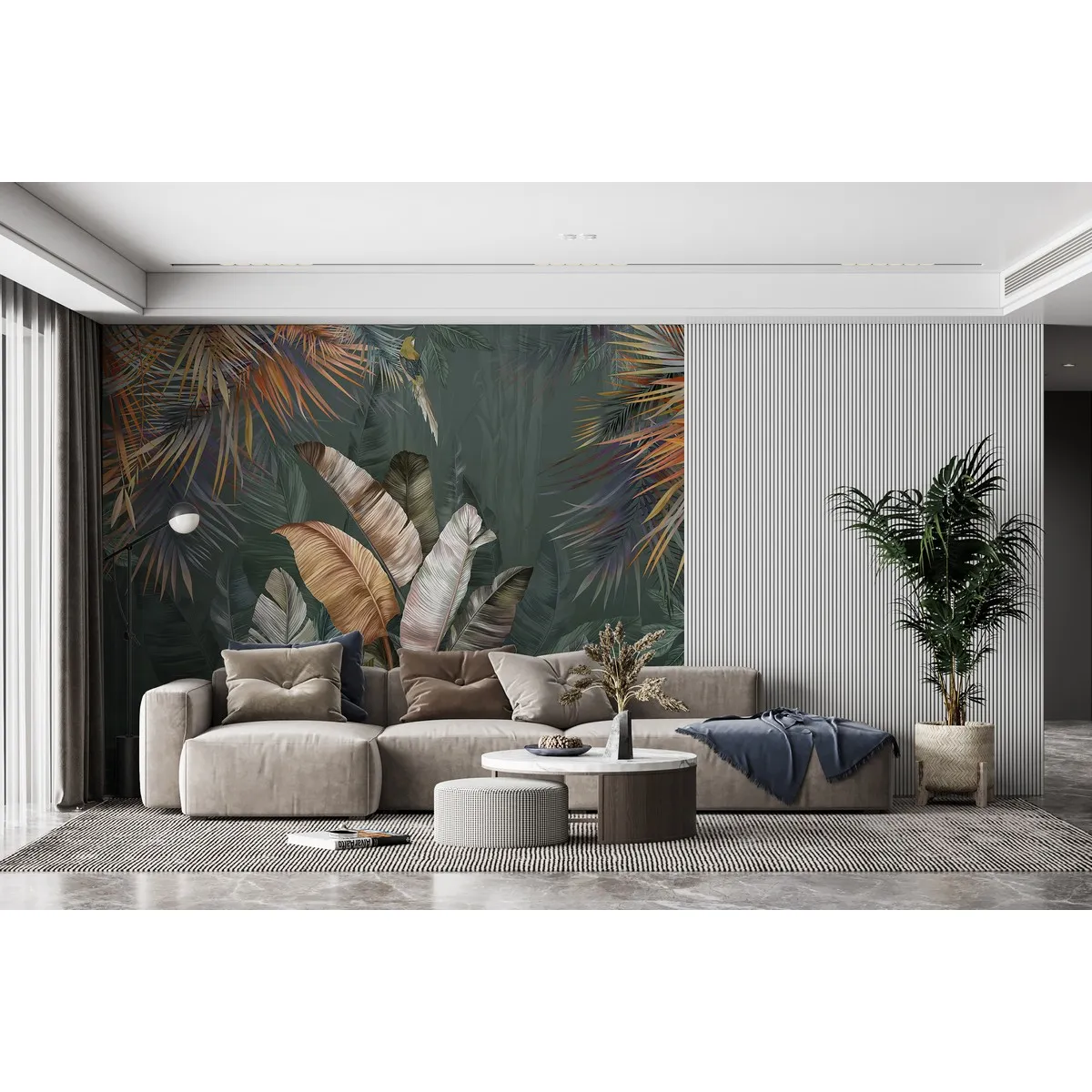 Бесшовное панно Citydecor Знойные тропики 21 на флизелиновой основе 500x270 см