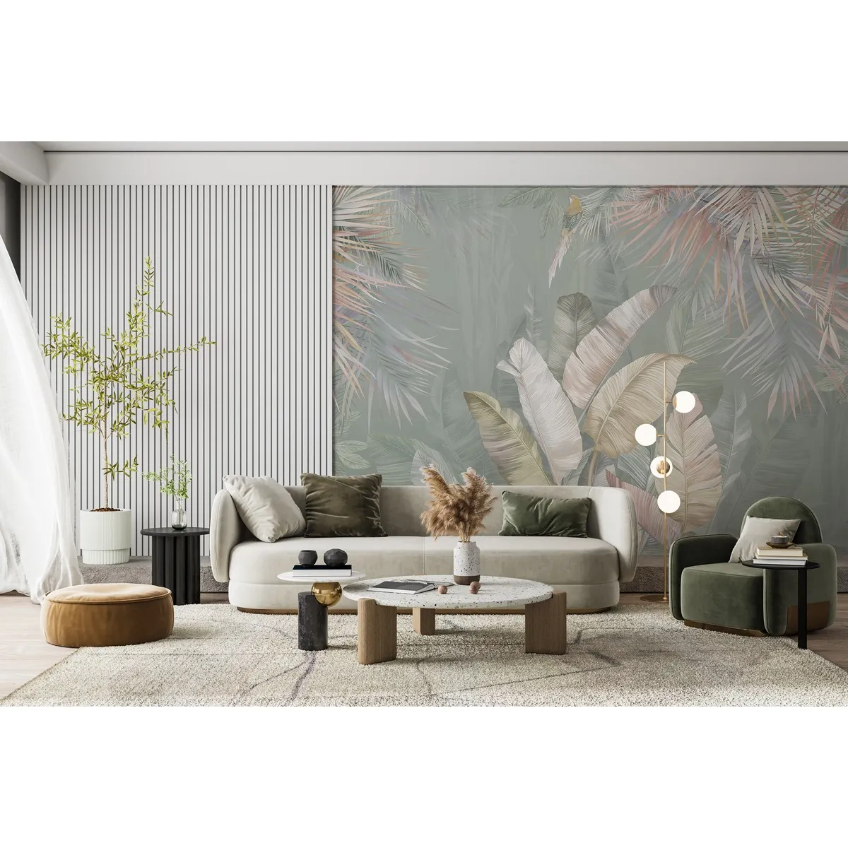 Бесшовное панно Citydecor Знойные тропики 24 на флизелиновой основе 500x270 см