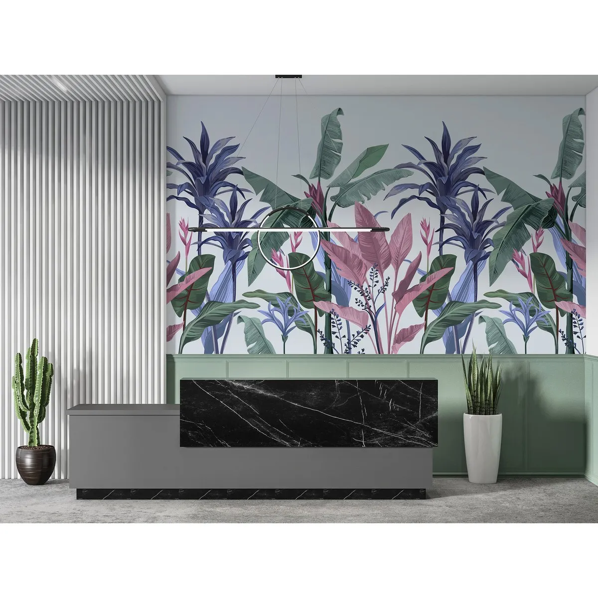 Бесшовное панно Citydecor Знойные тропики 25 на флизелиновой основе 500x270 см