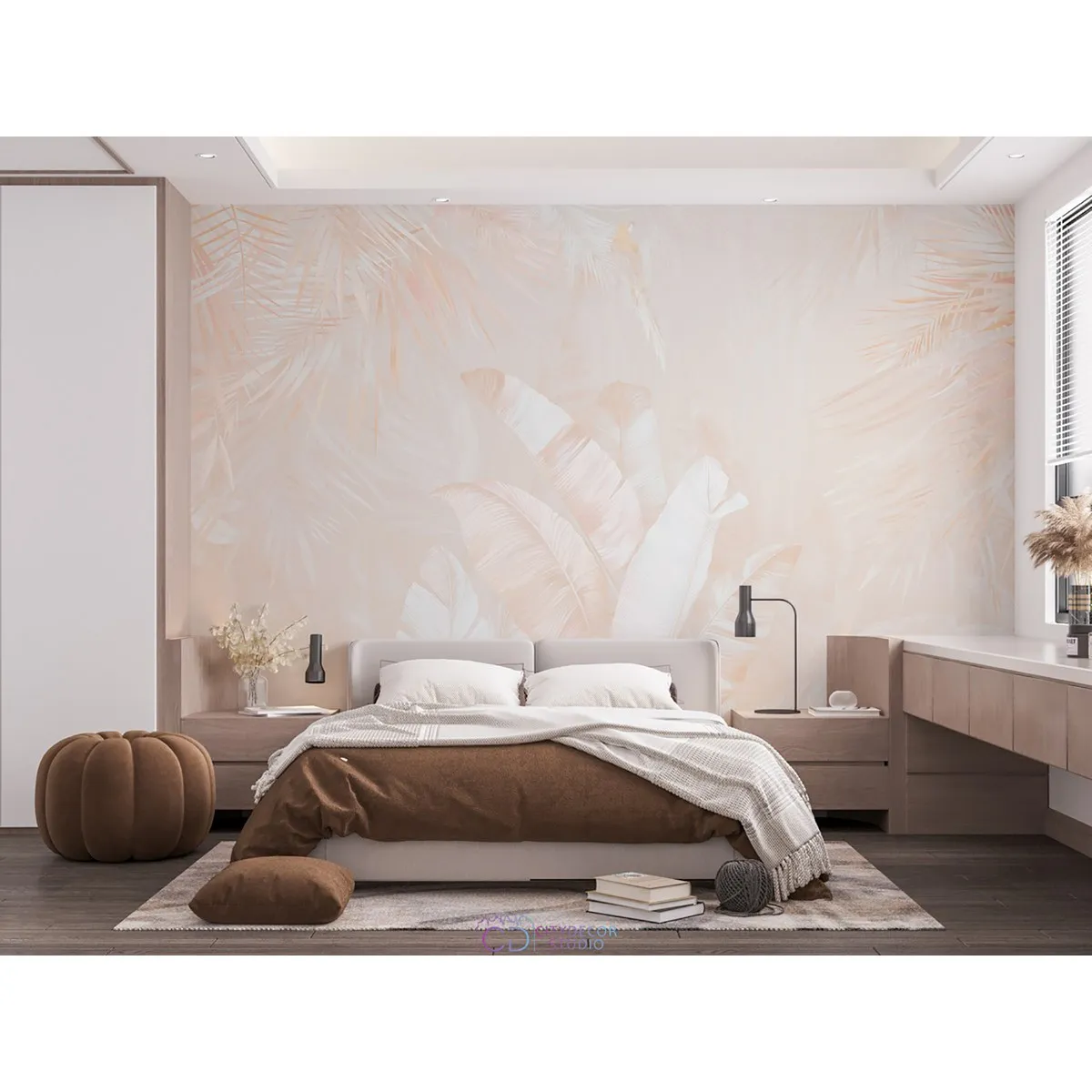 Бесшовное панно Citydecor Знойные тропики 31 на флизелиновой основе 500x270 см