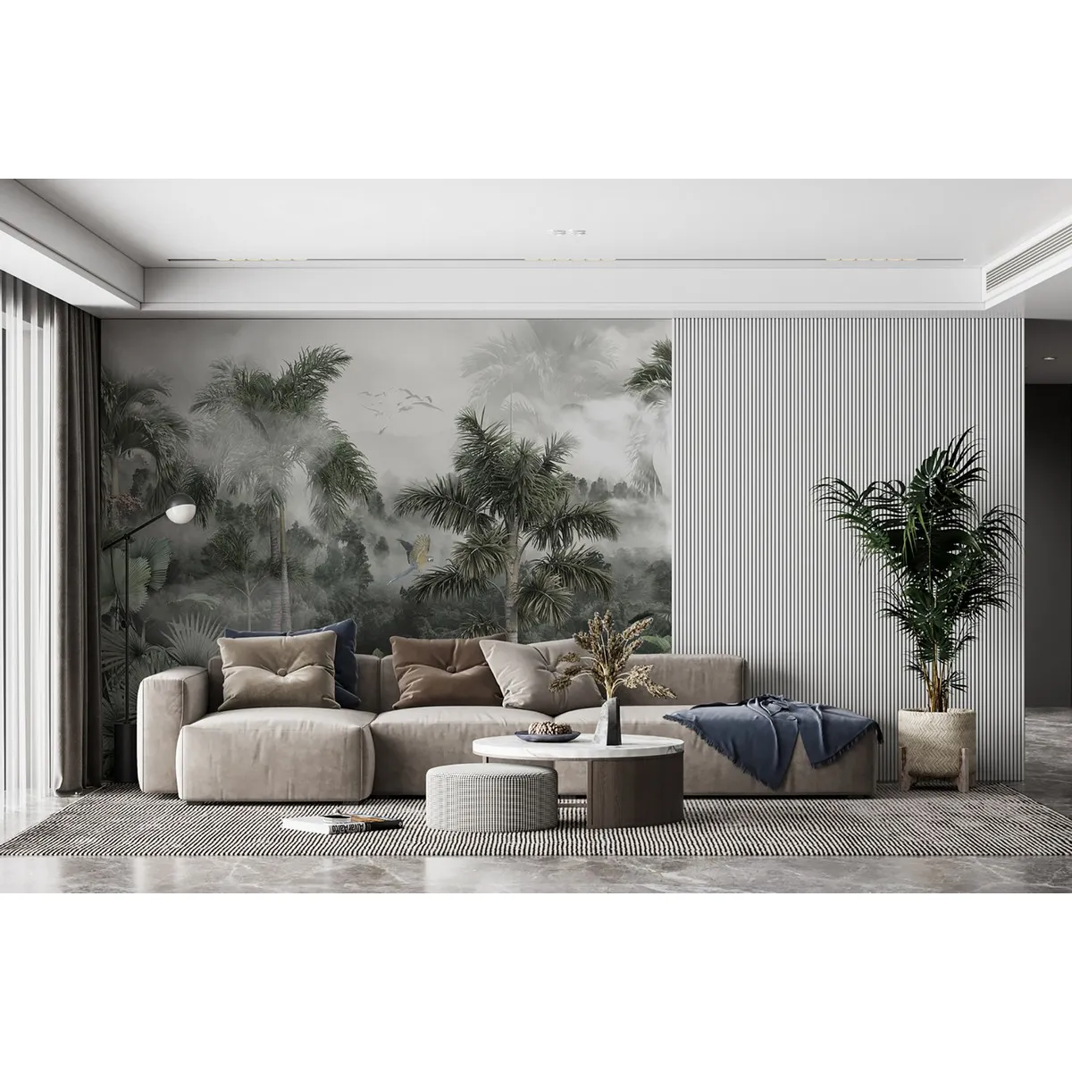 Бесшовное панно Citydecor Знойные тропики 32 на флизелиновой основе 500x270 см