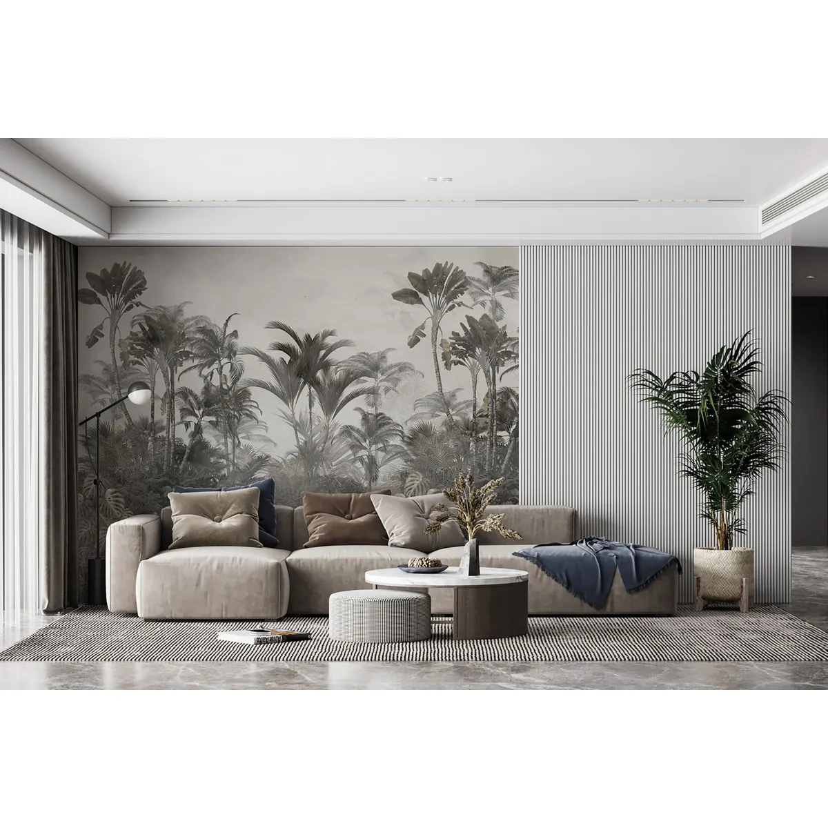 Бесшовное панно Citydecor Знойные тропики 33 на флизелиновой основе 500x270 см