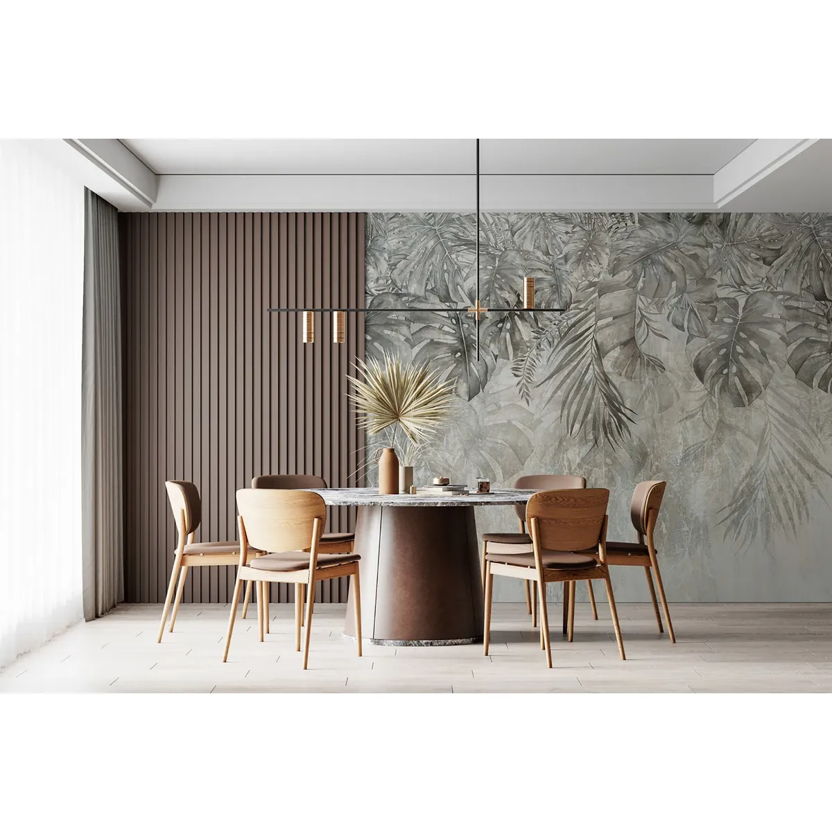 Бесшовное панно Citydecor Знойные тропики 34 на флизелиновой основе 500x270 см