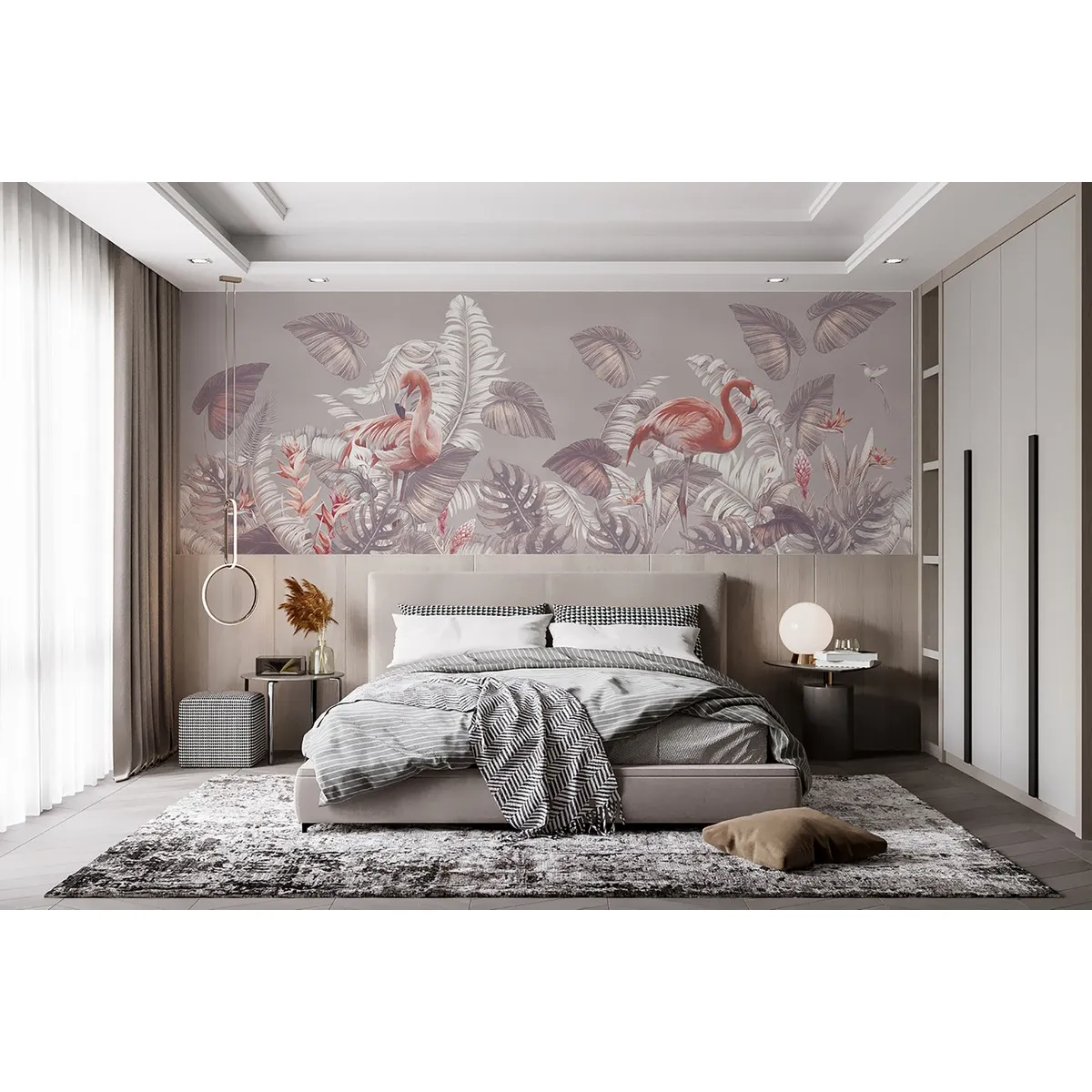 Бесшовное панно Citydecor Знойные тропики 36 на флизелиновой основе 500x270 см