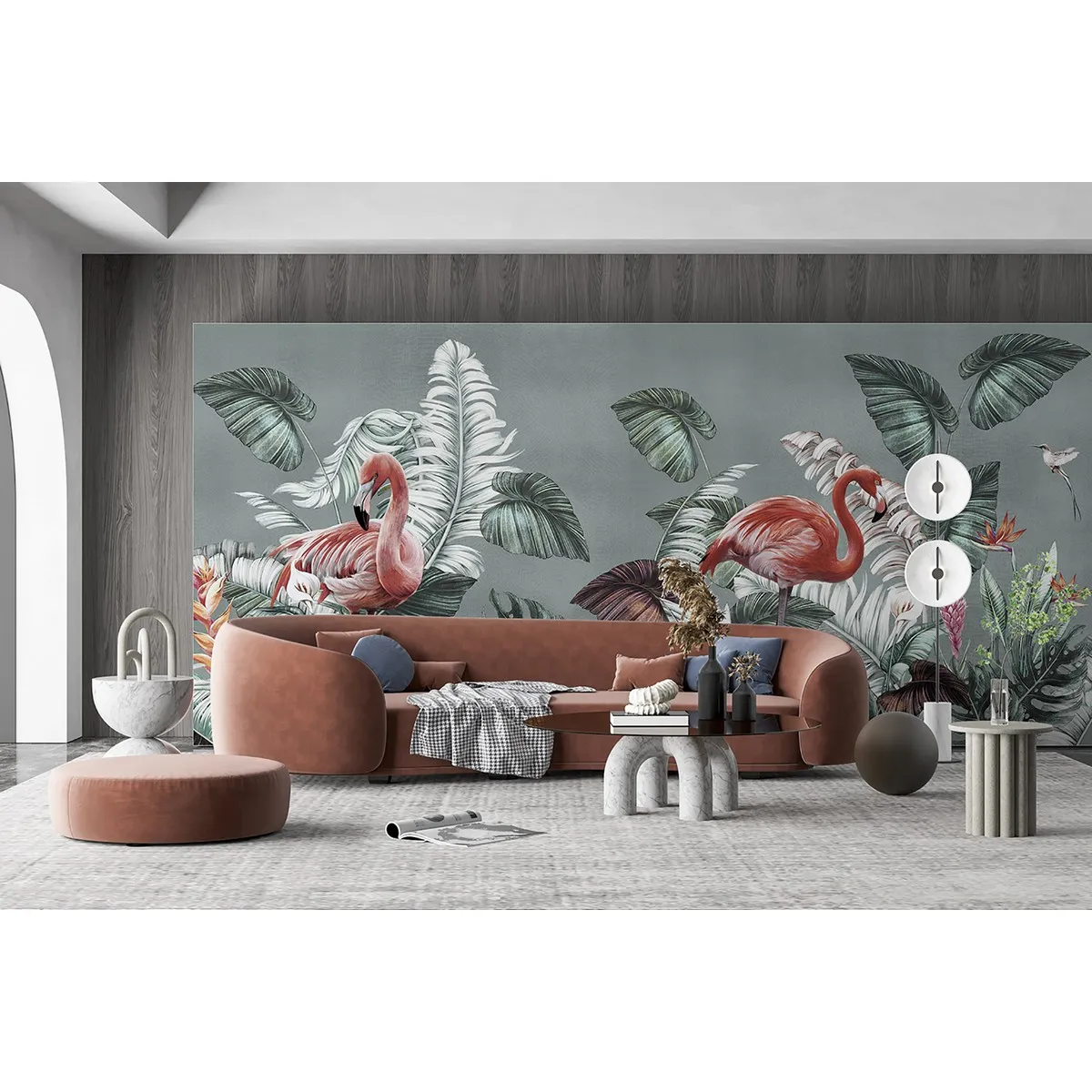 Бесшовное панно Citydecor Знойные тропики 40 на флизелиновой основе 500x270 см