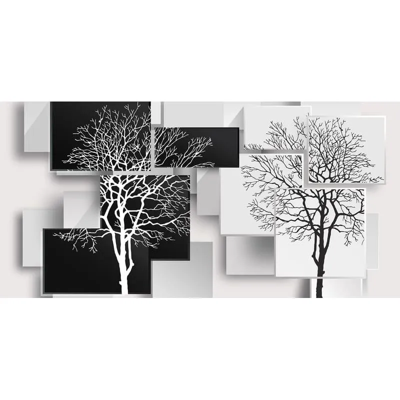 Бесшовное панно Citydecor Дерево Инь-Янь 3D на флизелиновой основе 550x270 см