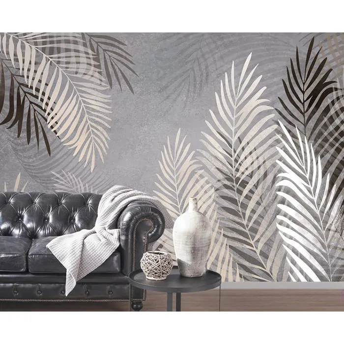 Бесшовное панно Citydecor Листья пальмы на флизелиновой основе 300x270 см