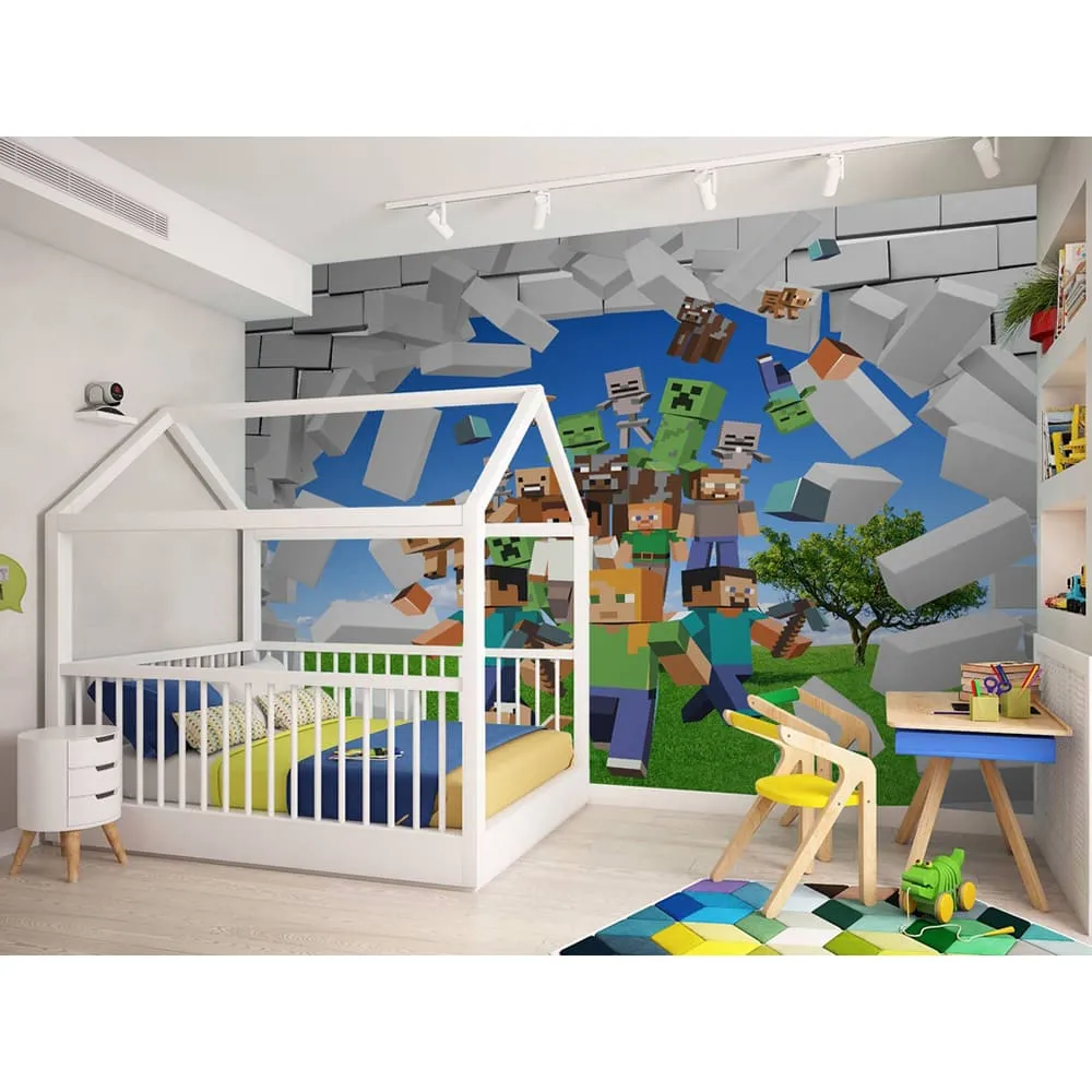Бесшовное панно Citydecor Майнкрафт на флизелиновой основе 500x270 см