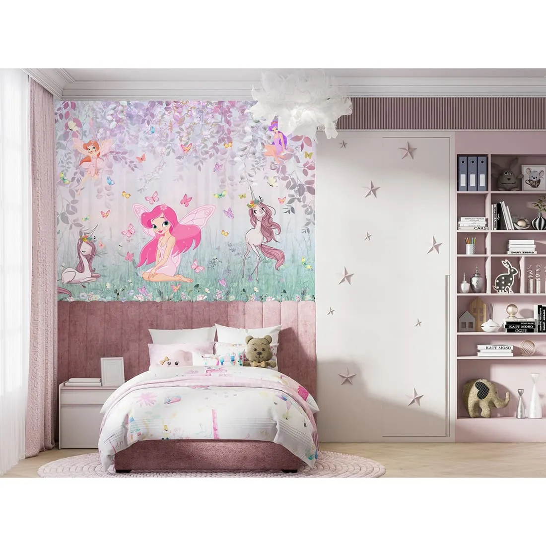 Бесшовное дизайнерское панно Citydecor Sweet Dreams 3 на флизелиновой основе 400x270 см