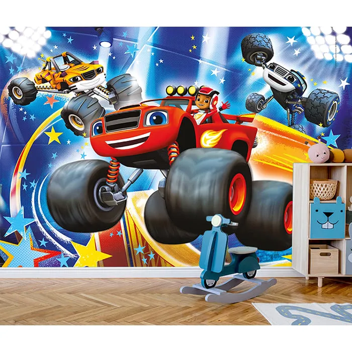 Бесшовное панно Citydecor Тачки 2 на флизелиновой основе 400x270 см