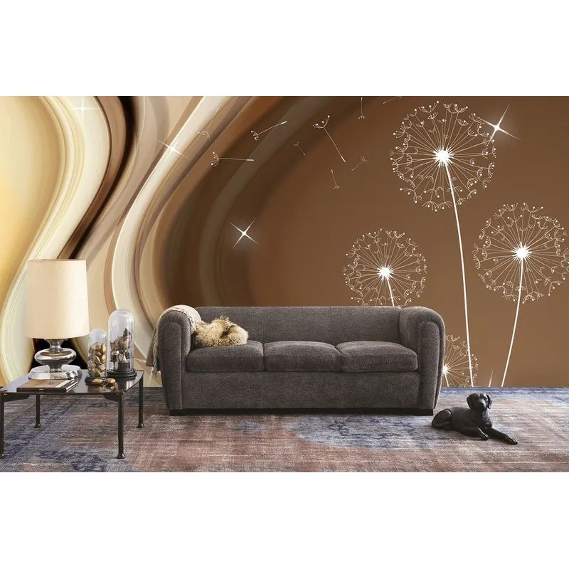 Фотообои рулонные Citydecor Цветочная абстракция 4 на флизелиновой основе 300x254 см