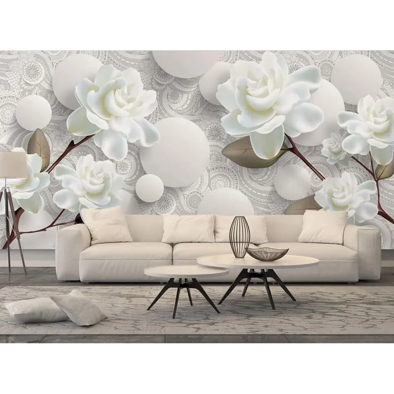 Фотообои рулонные Citydecor Цветочная абстракци 7 3D на флизелиновой основе 500x254 см