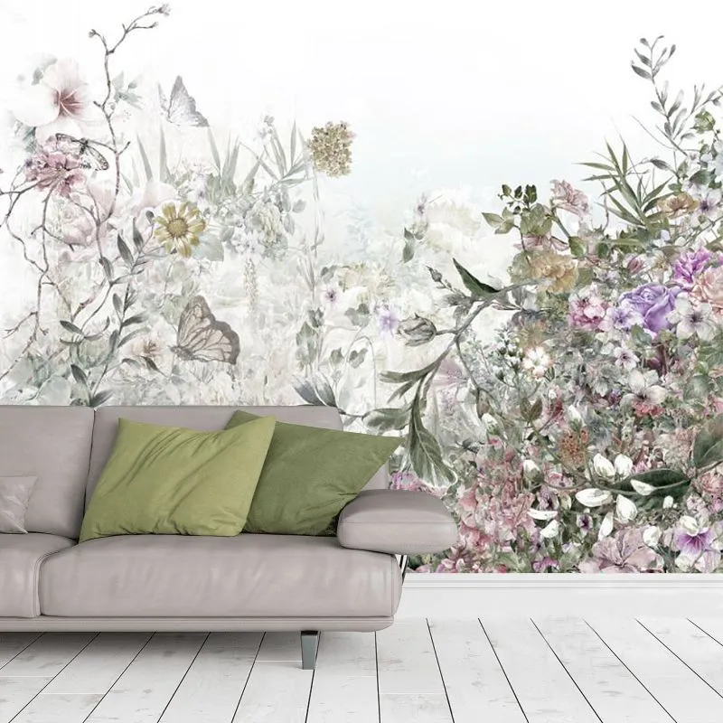 Фотообои рулонные Citydecor Цветочный декор 4 на флизелиновой основе 300x254 см