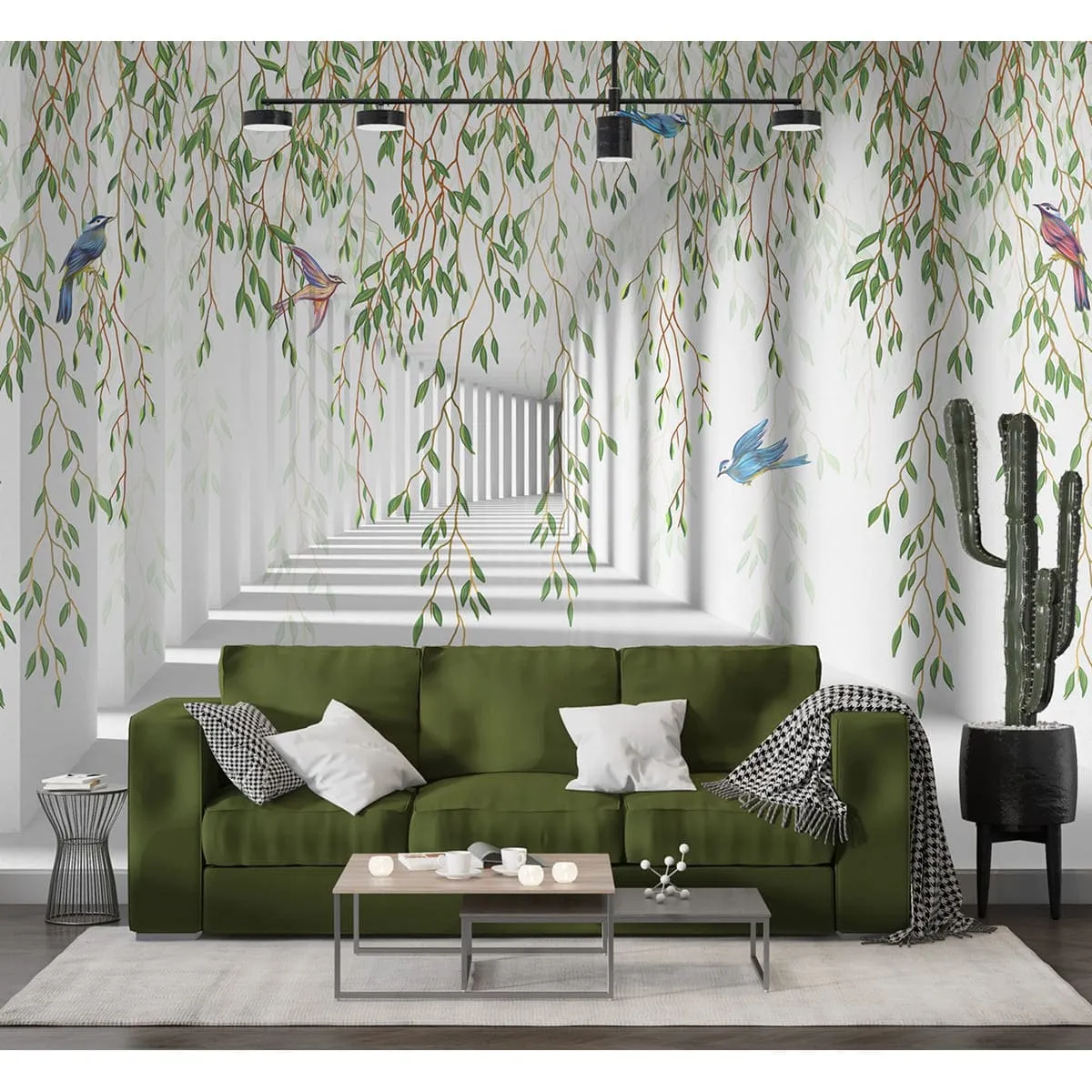 Фотообои рулонные Citydecor Flower Tunnel 3d 1 на флизелиновой основе 200x140 см