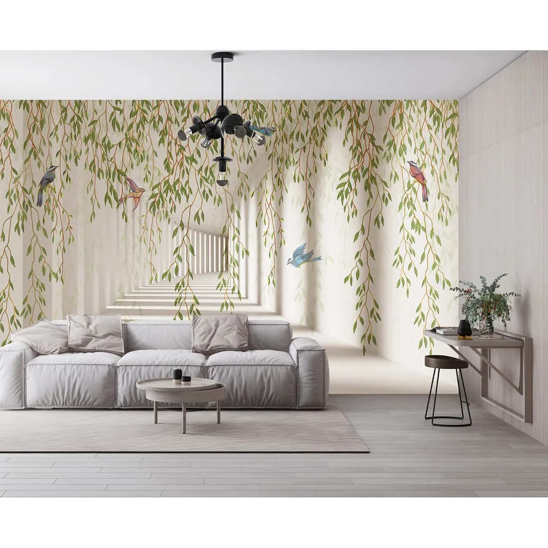 Фотообои рулонные Citydecor Flower Tunnel 3d 4 на флизелиновой основе 300x260 см