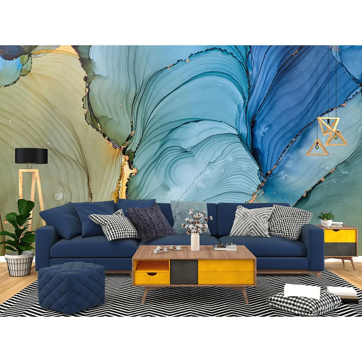 Фотообои рулонные Citydecor Флюид Арт 22 на флизелиновой основе 200x260 см