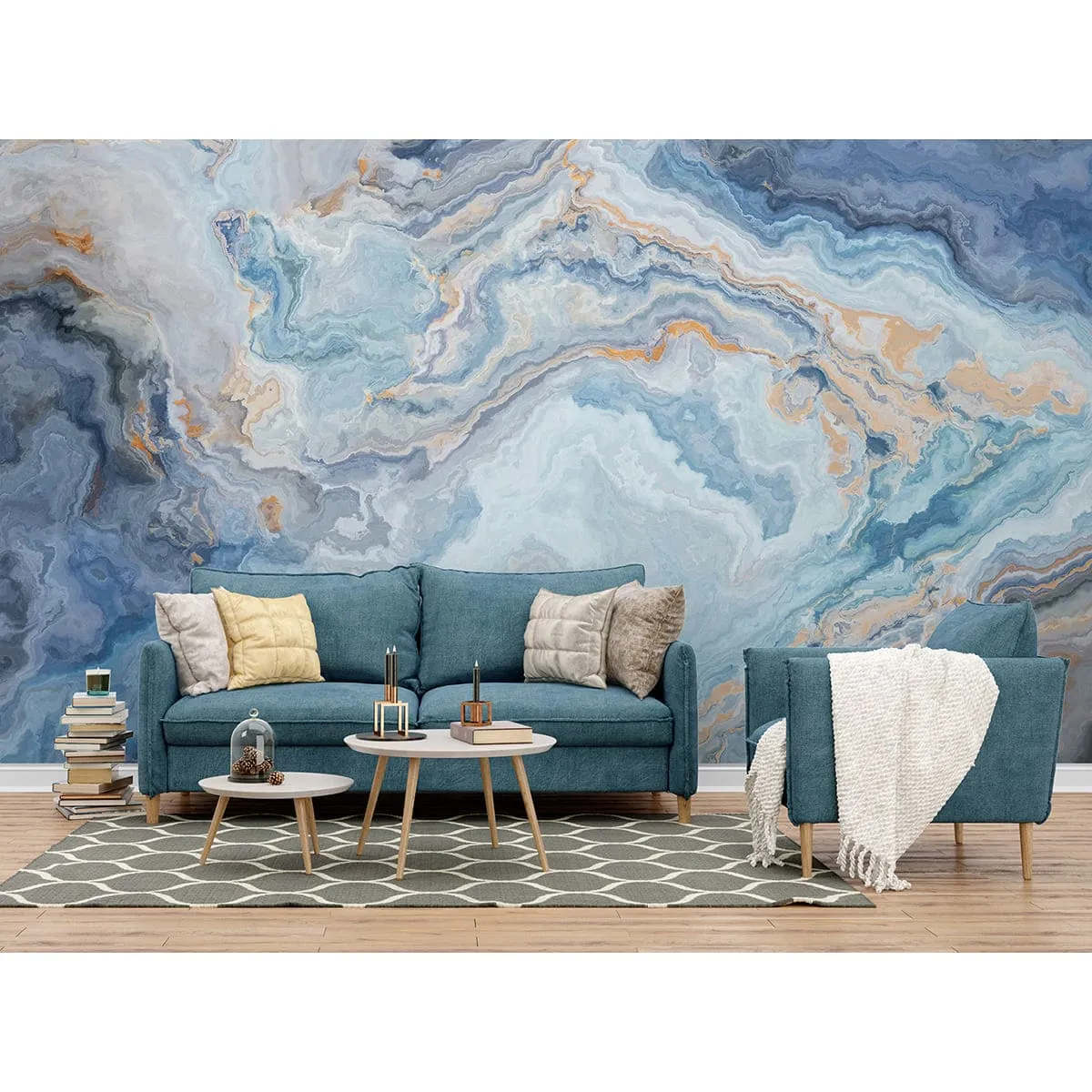 Фотообои рулонные Citydecor Флюид Арт 28 на флизелиновой основе 200x260 см