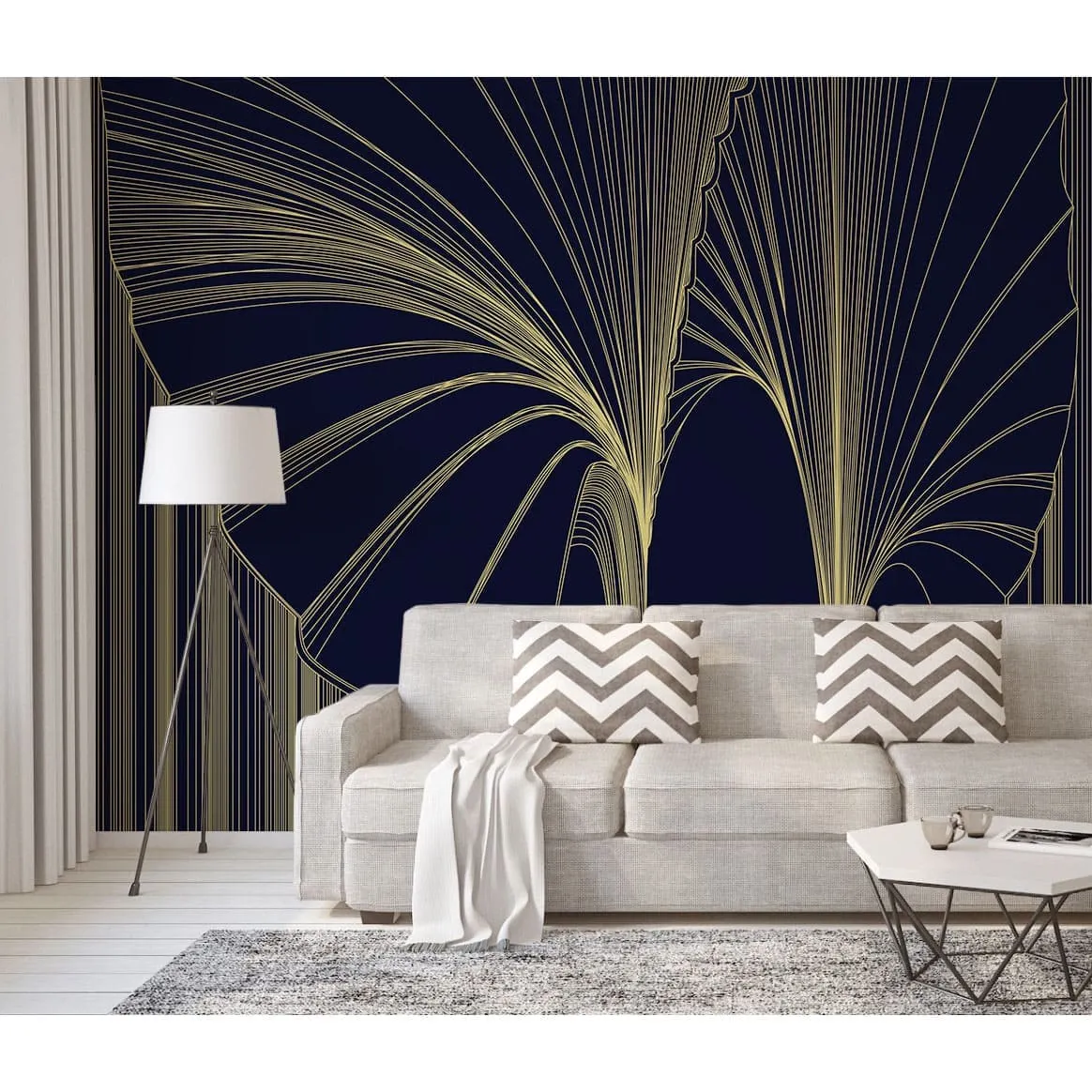 Фотообои рулонные Citydecor Идеальные линии на флизелиновой основе 400x260 см