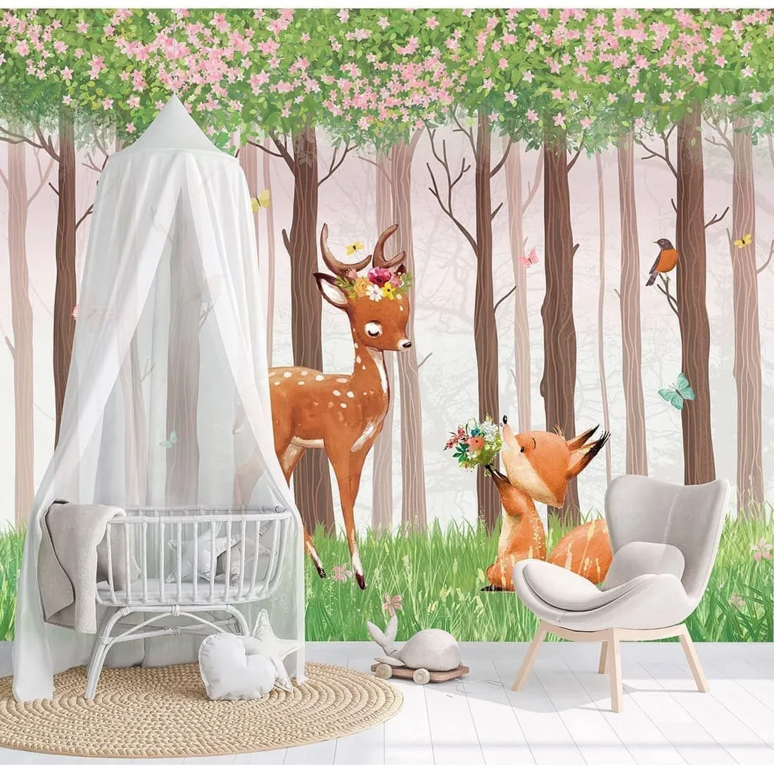 Дизайнерские фотообои рулонные Citydecor Magic Forest 1 на флизелиновой основе 500x260 см