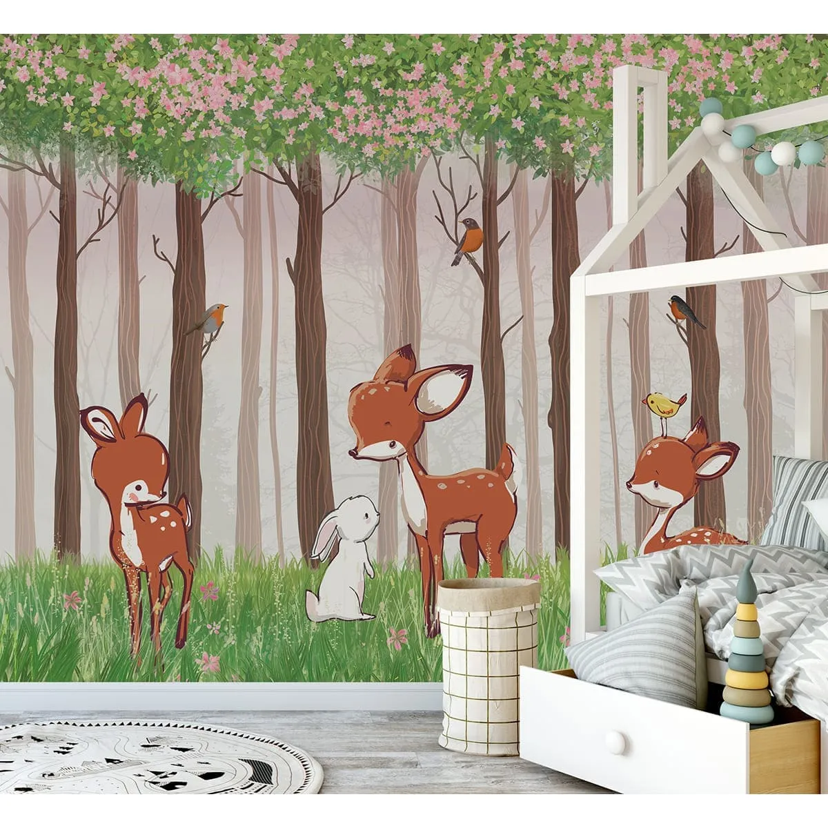 Дизайнерские фотообои рулонные Citydecor Magic Forest 3 на флизелиновой основе 400x260 см