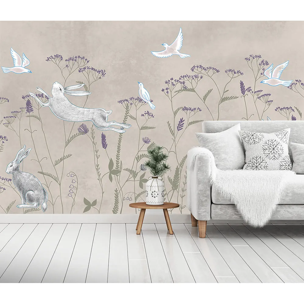 Дизайнерские фотообои рулонные Citydecor На Лугу 4 на флизелиновой основе 400x260 см