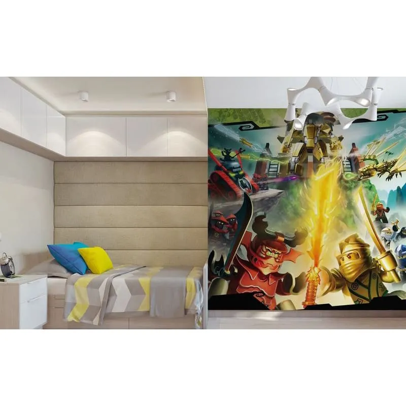 Фотообои рулонные Citydecor Ниндзяго: Навстречу приключениям 2 на флизелиновой основе 200x260 см