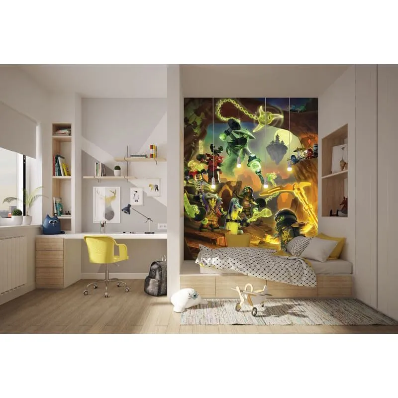 Фотообои рулонные Citydecor Ниндзяго: Навстречу приключениям 3 на флизелиновой основе 200x260 см