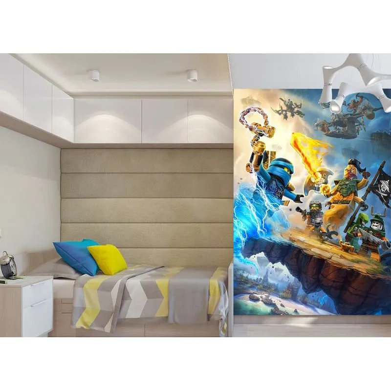 Фотообои рулонные Citydecor Ниндзяго: Навстречу приключениям 4 на флизелиновой основе 200x260 см