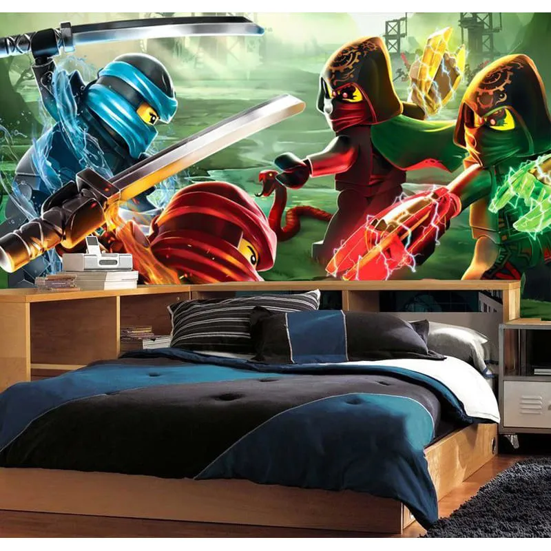 Фотообои рулонные Citydecor Ниндзяго: Навстречу приключениям 8 на флизелиновой основе 400x260 см