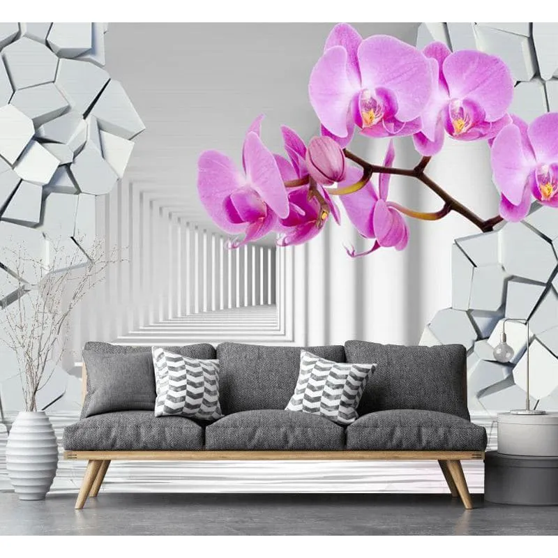 Фотообои рулонные Citydecor Орхидея 3D на флизелиновой основе 300x254 см