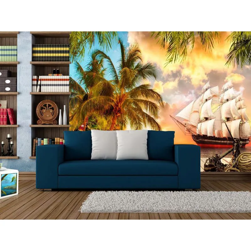 Фотообои рулонные Citydecor Остров сокровищ на флизелиновой основе 300x254 см