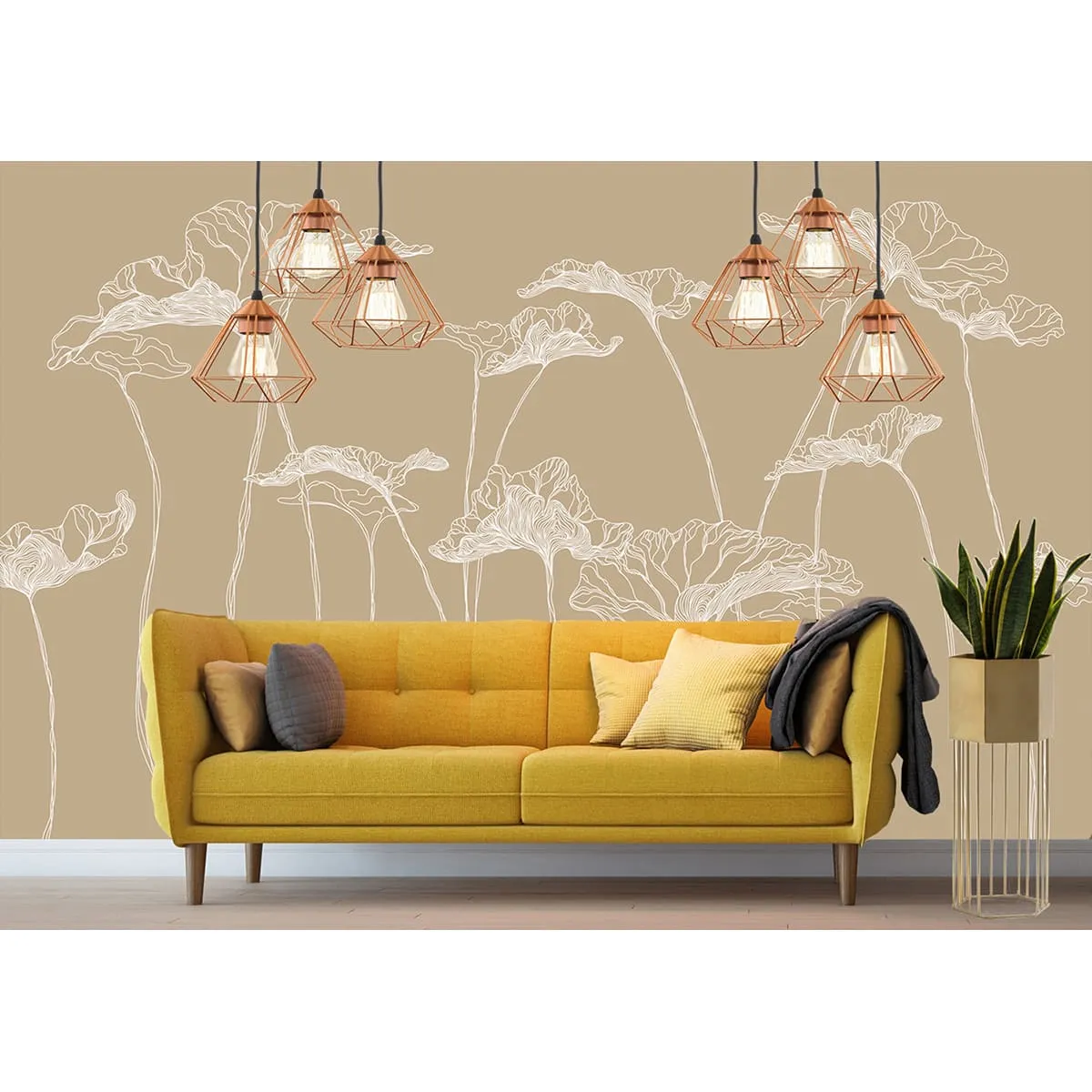 Дизайнерские фотообои рулонные Citydecor Perfect Lines 3 на флизелиновой основе 200x260 см